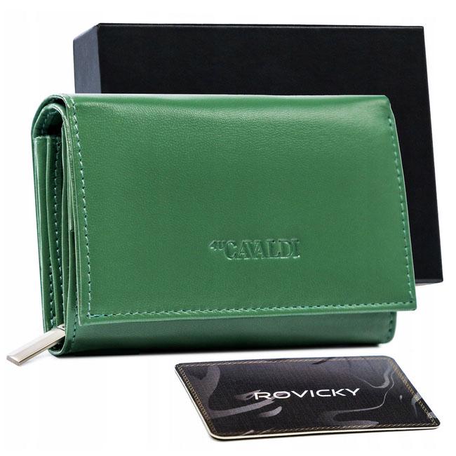 Кошелек женский кожаный 4U CAVALDI RD-02-GCL-0306 Зеленый