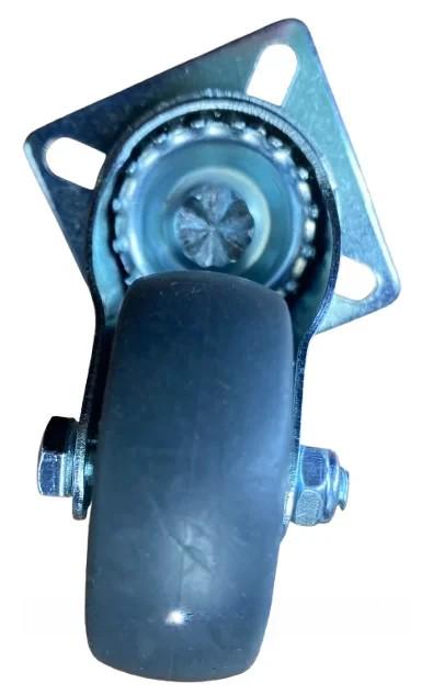 Колесо поворотное на площадке с тормозом 50 мм (1851285915) - фото 5