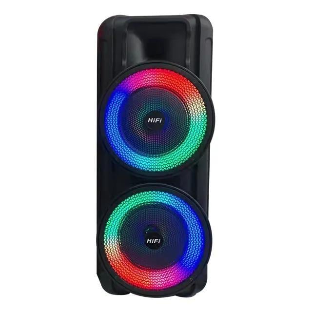 Портативная акустическая система Winso RX-RX-8251 RGB с микрофоном и пультом 2x8" 20 W (9492c92f)