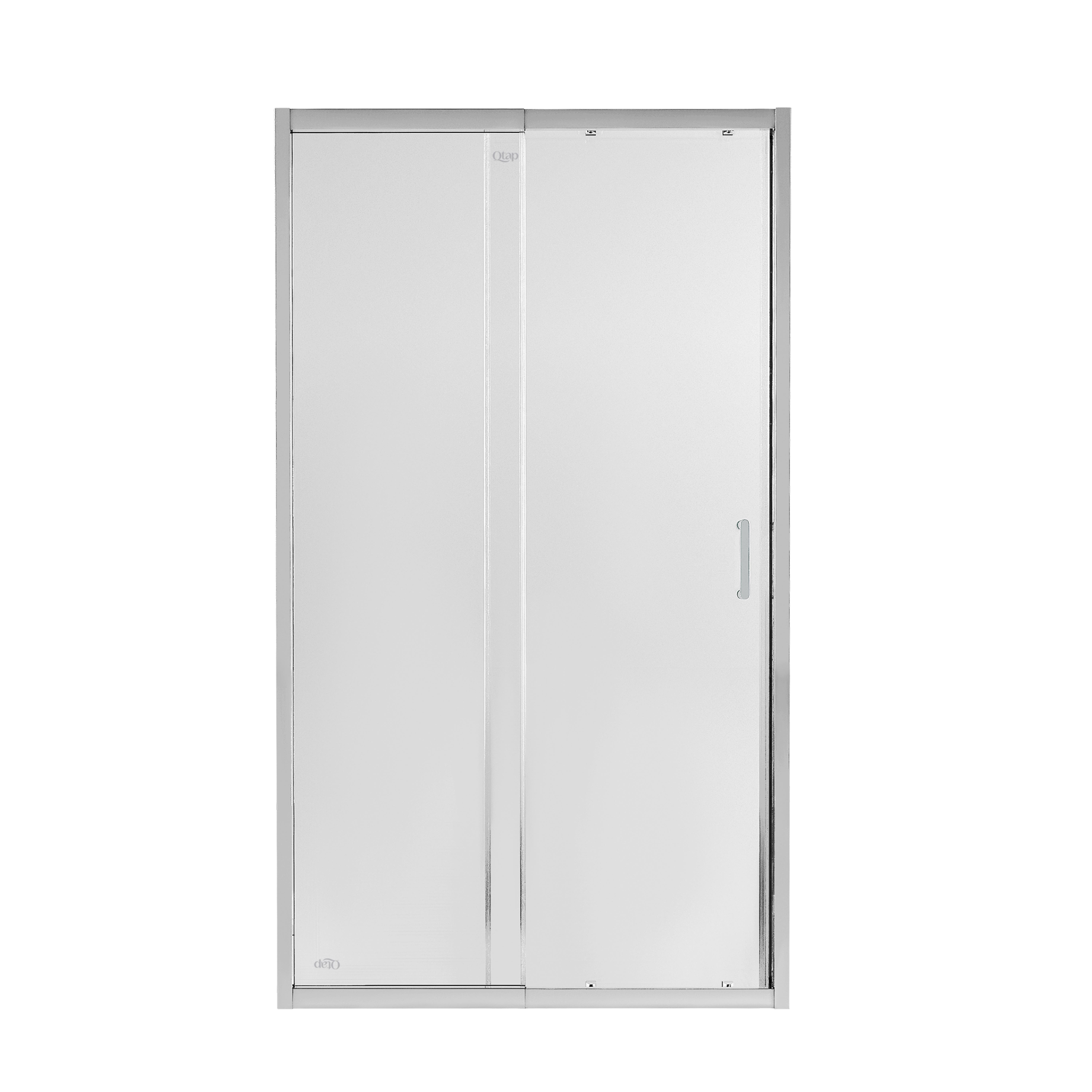 Душевые двери в нишу Qtap Taurus CRM2011-12.C6 110-120x185 см/стекло Clear 6 мм/покрытие CalcLess (00045296)