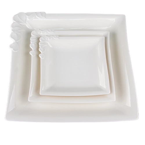 Блюдо фарфоровое Stenson MC4875-8 Edge 8" 20,5 см (575636)