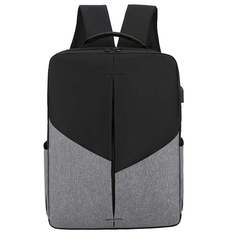 Рюкзак протиударний для ноутбука 15,6" 3в1 Чорний/Сірий (IBN032BS) - фото 2