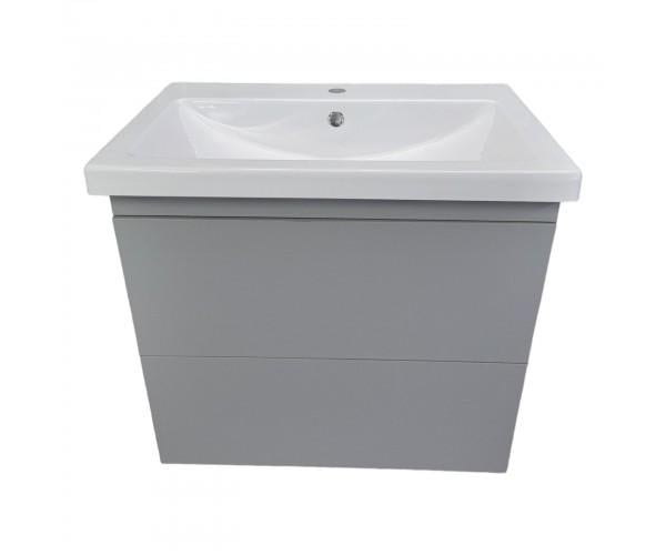 Тумба подвесная Лями 3297 tought пластиковая 110 см Grey