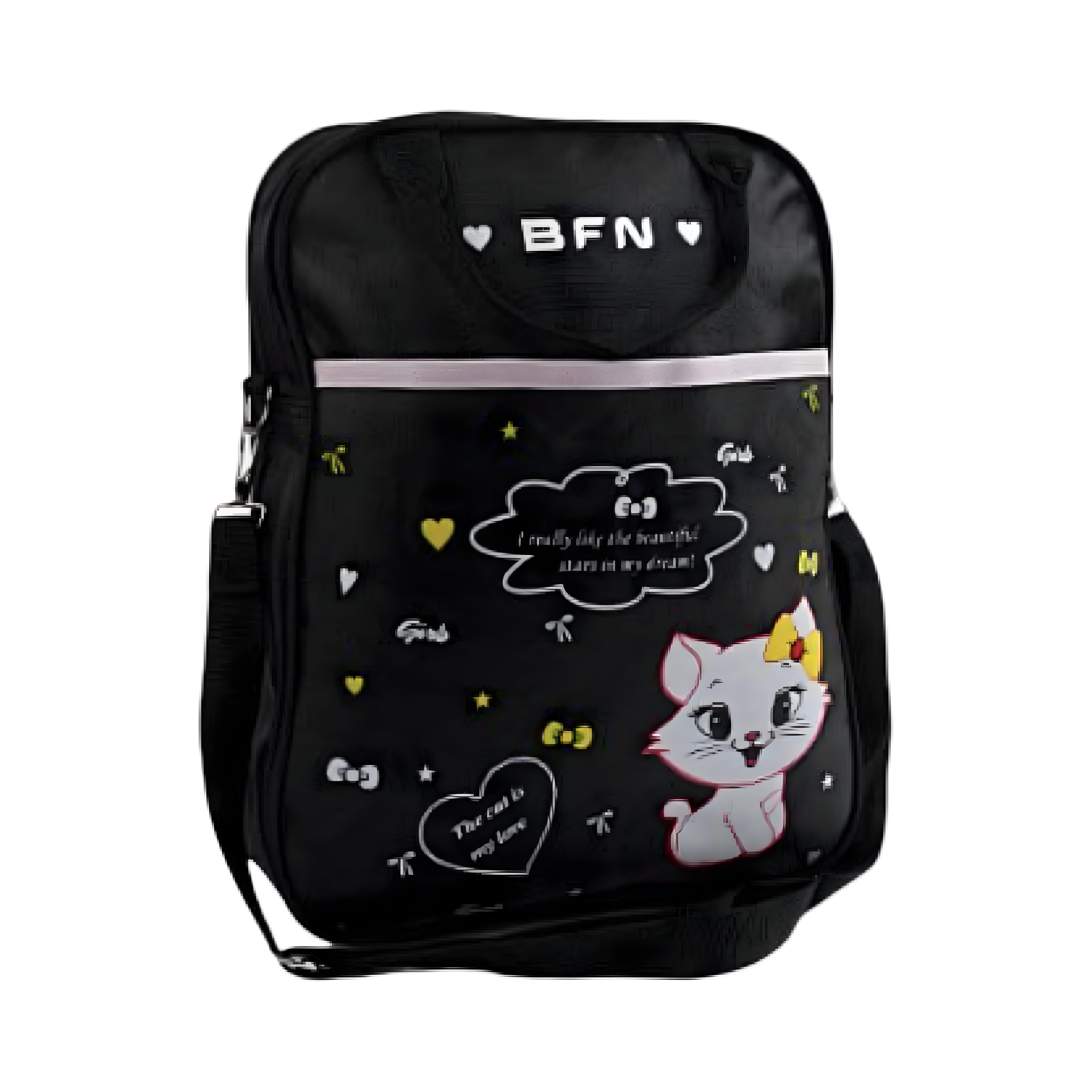 Шкільний рюкзак 3в1 C 72820-2 з принтом кошеня/пенал та сумка (28444265) - фото 3 Шкільний рюкзак 3в1 C 72820-2 з принтом кошеня/пенал та сумка (28444265) - фото 3