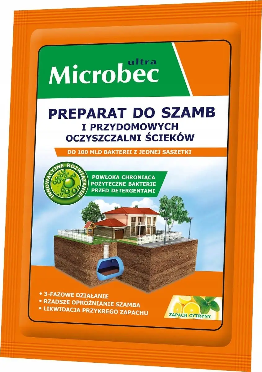 Средство для выгребных ям и септиков Microbec ultra 10шт 25 г (ultra25/10)