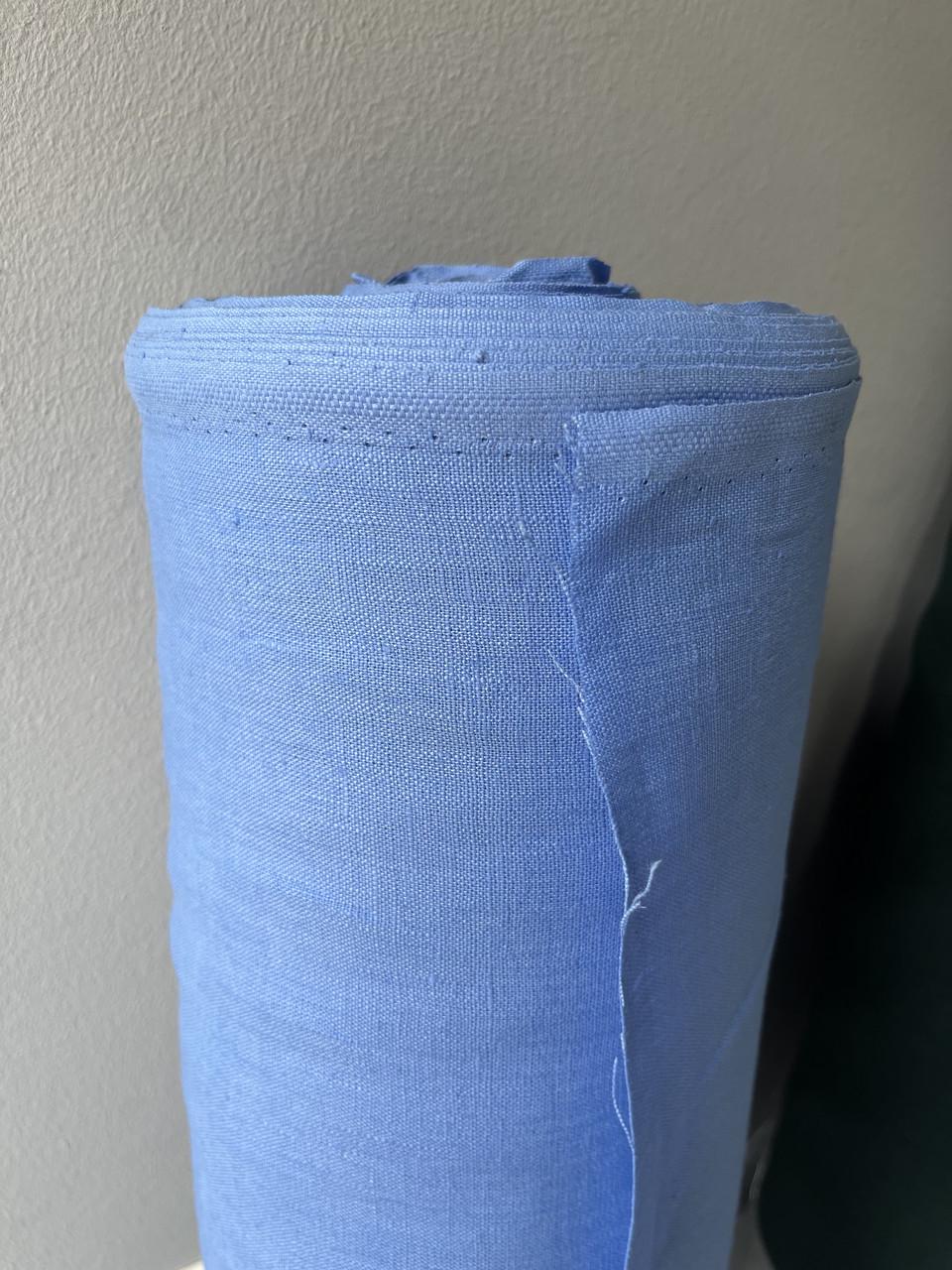 Тканина для скатертин LINEN PLUS 100% льон 143 см 435 Волошковий - фото 3 Тканина для скатертин LINEN PLUS 100% льон 143 см 435 Волошковий - фото 3