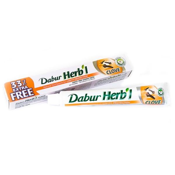 Зубная паста Dabur Herb'l Clove Toothpaste аюрведическая с гвоздикой 100 г (43634033)