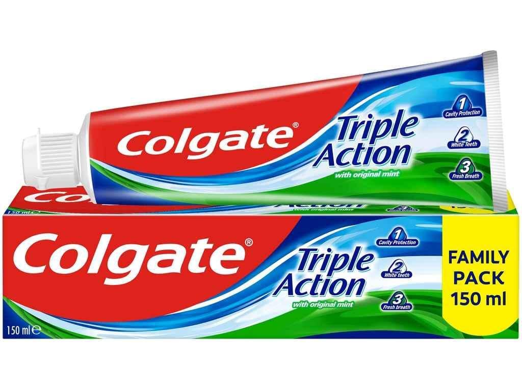 Зубна паста Colgate Потрійна дія комплексна 150 мл (944792) Зубна паста Colgate Потрійна дія комплексна 150 мл (944792)