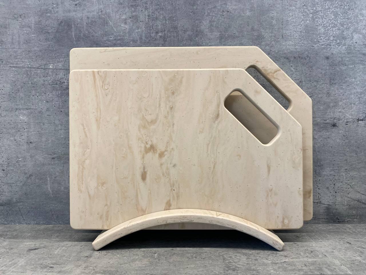 Набор кухонных досок Water Weed А из искусственного акрилового камня 2 шт. (23855069)