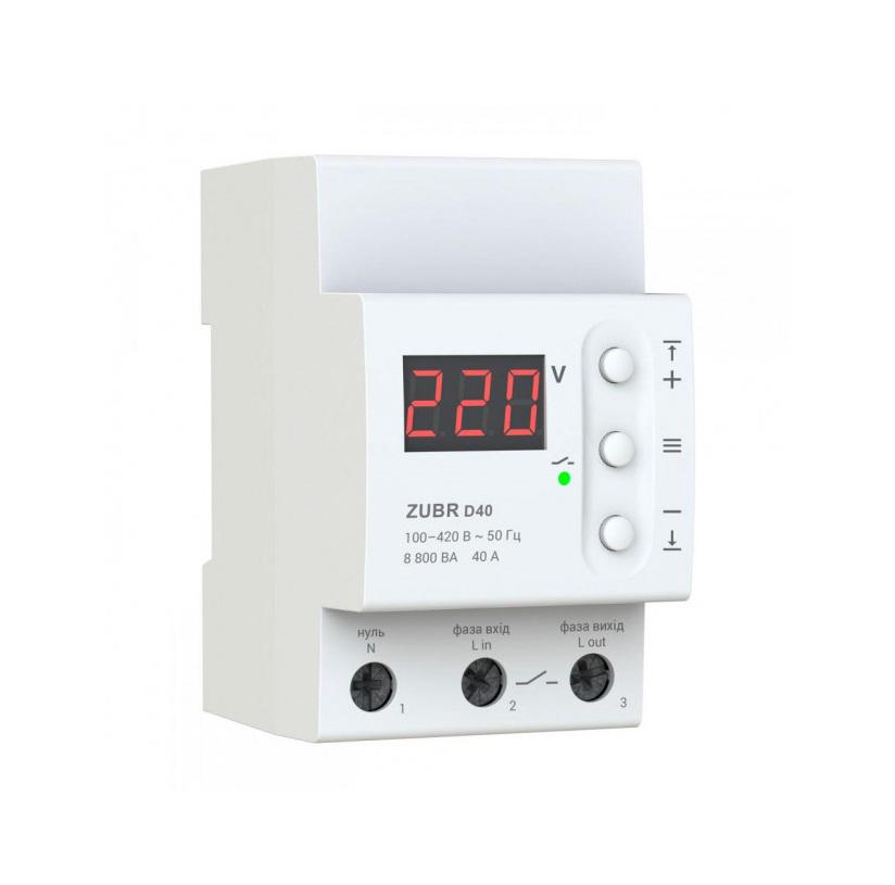 Реле напряжения ZUBR D40 40 А