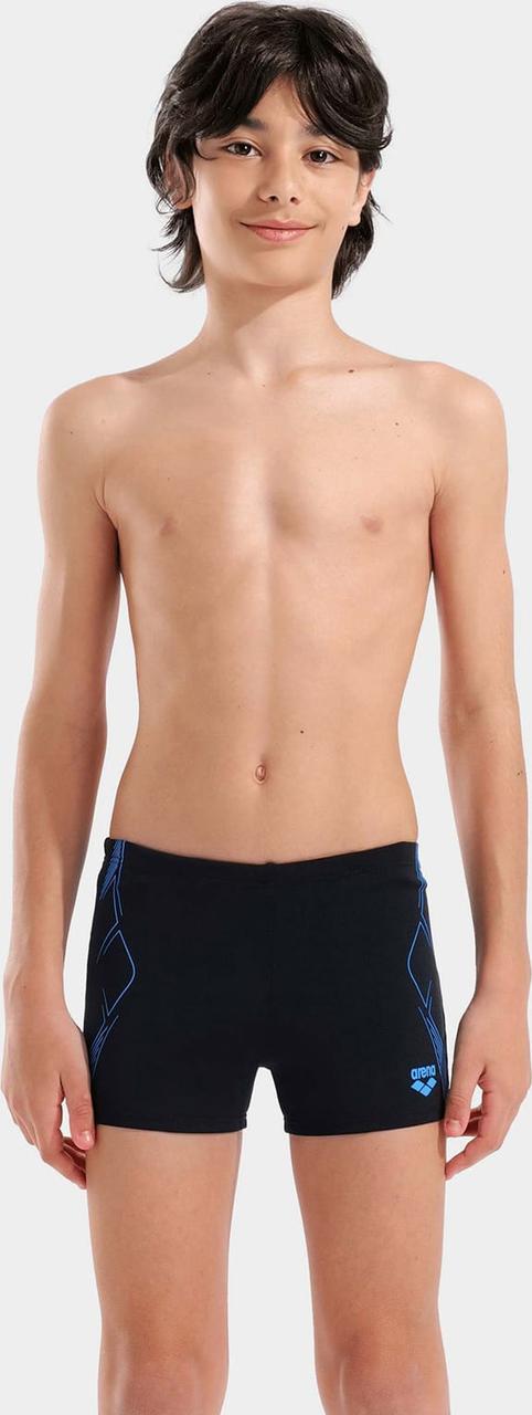 Плавки-боксери для хлопчиків Arena GRAPHIC SWIM SHORT 140 см Чорний/Бірюзовий (011189-508 140)