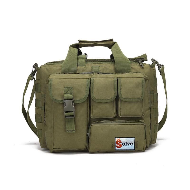 Сумка дорожная Solve большая для документов и ноутбука Оливковый (KT6003601)