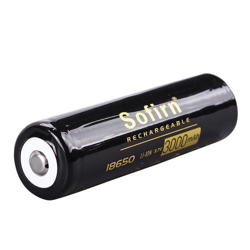 Аккумулятор 18650 Sofirn 3000 mAh Li-Ion 6,4А 3,7V выпуклый плюс (19299)