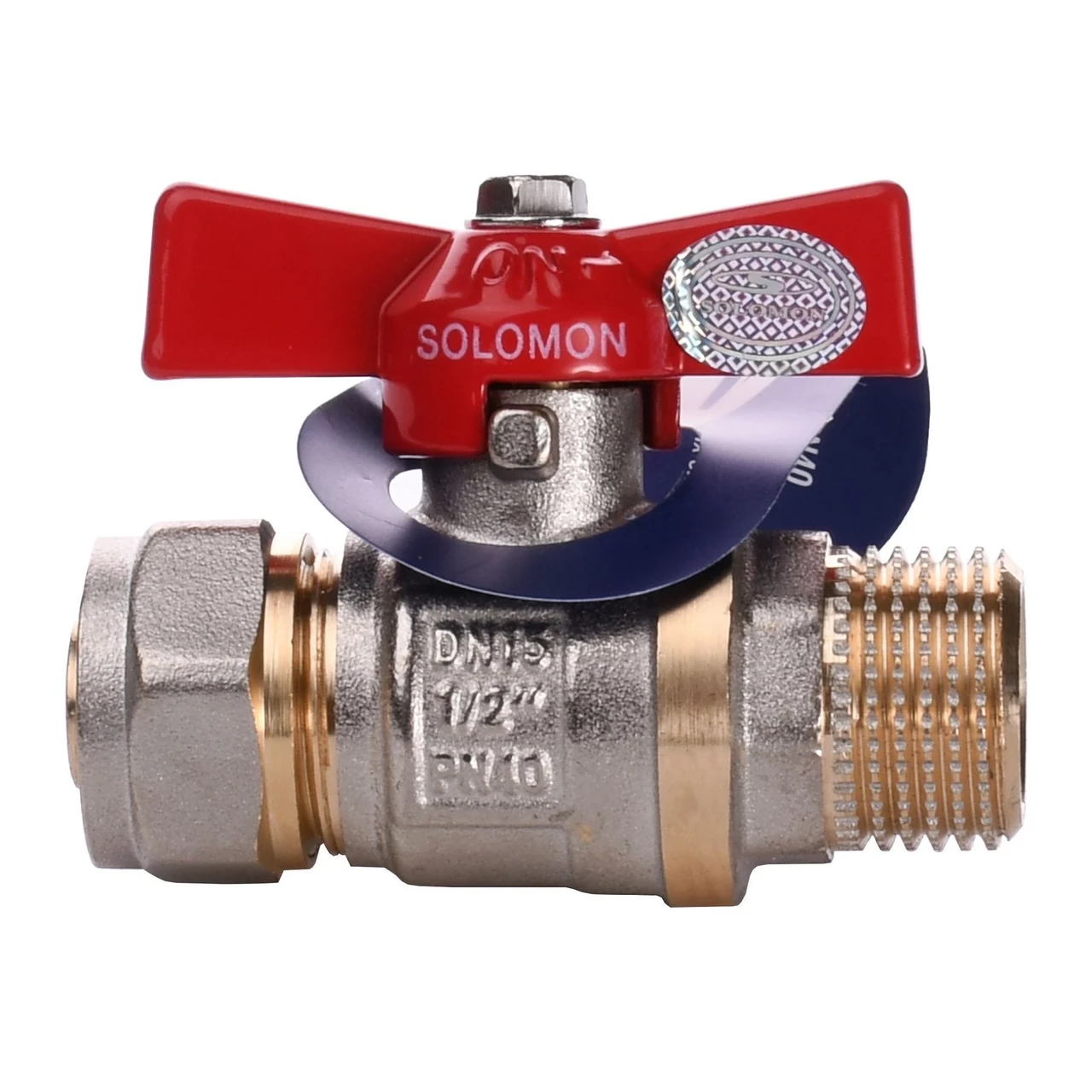Кран шаровой Solomon 16х1/2" B1183 наружная резьба (1200000199)
