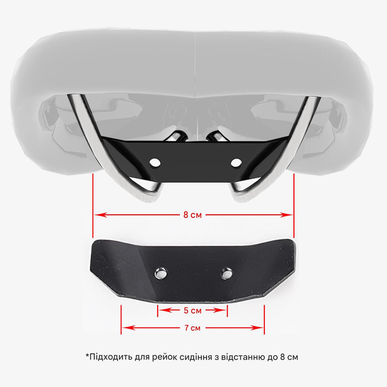 Адаптер крепления для ДВУХ флягодержателей и СУМКИ Rhinowalk SK500 Черный (RWK-SK500-7368) - фото 5 Адаптер крепления для ДВУХ флягодержателей и СУМКИ Rhinowalk SK500 Черный (RWK-SK500-7368) - фото 5