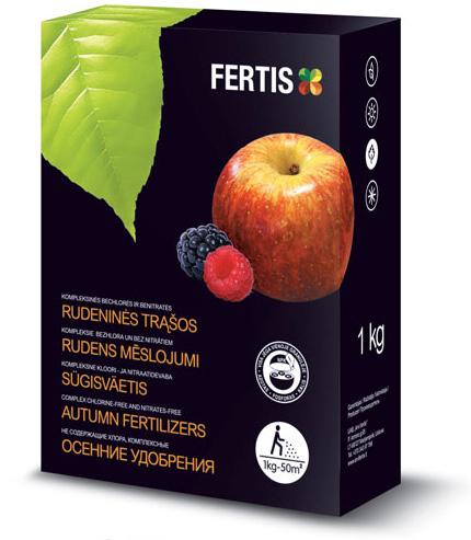 Удобрение комплексное минеральное универсальное Fertis NPK 5.15.25 осень 1 кг