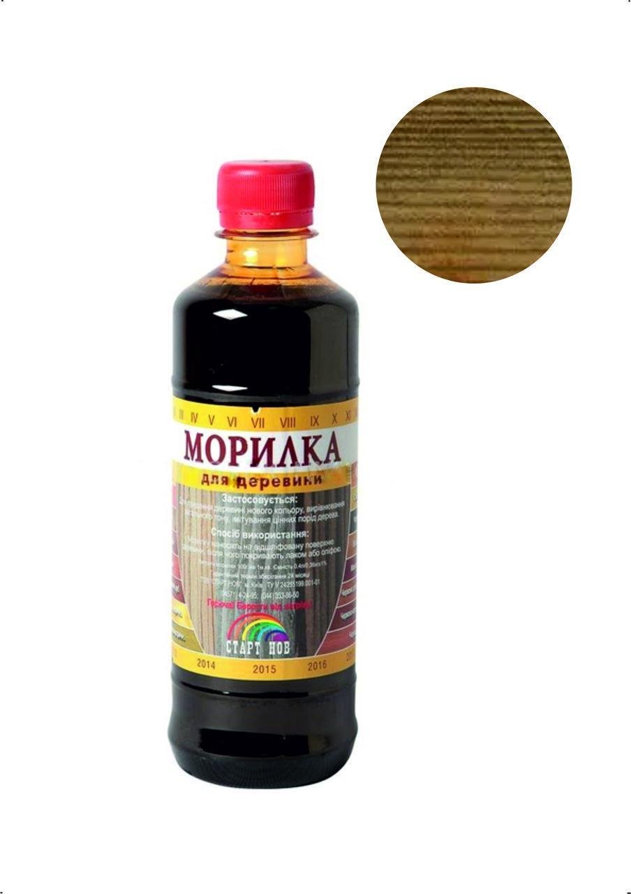 Морилка для дерева СТАРТ НОВ спиртовая 0,4 л Орех (28716179)