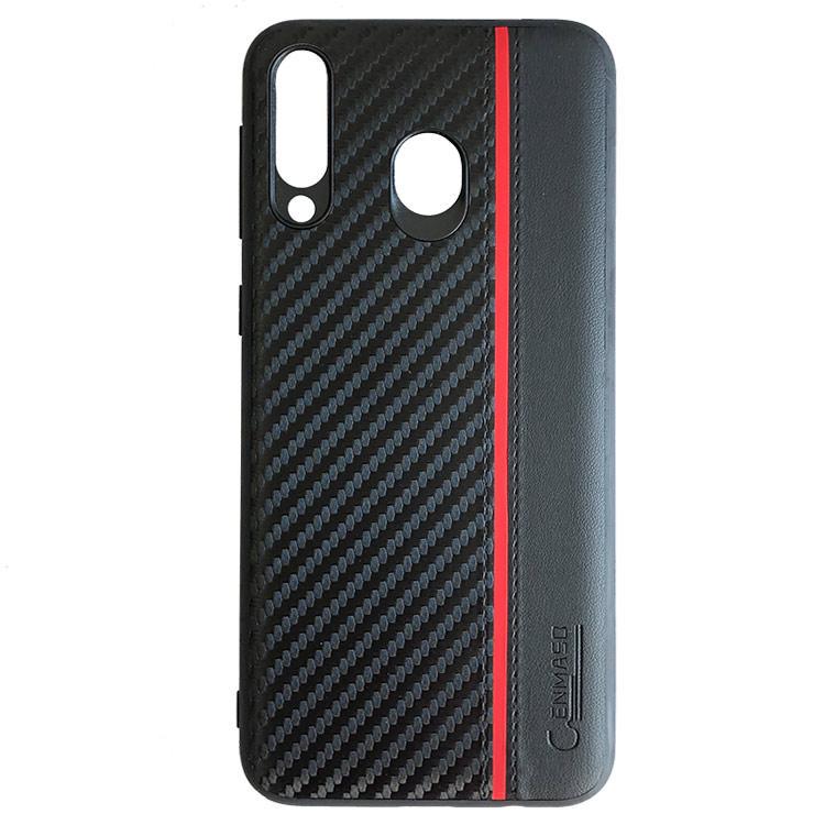 Чехол накладка Primo Cenmaso для Samsung Galaxy M30 2019 SM-M305 Black/Red (1082965974)