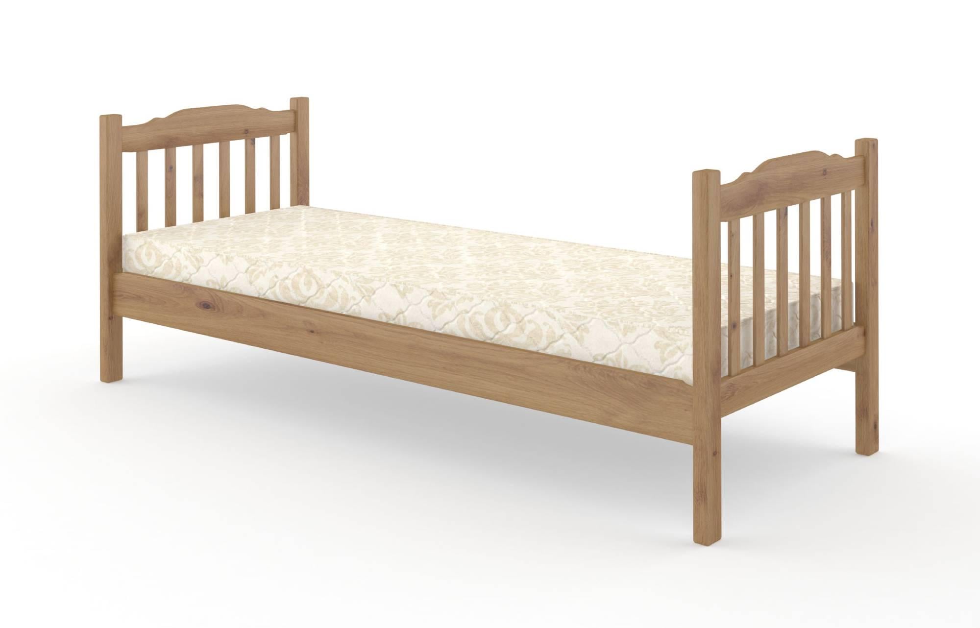 Кровать детская Mebigrand Карина 70x200 см Орех светлый (MBG-2492)