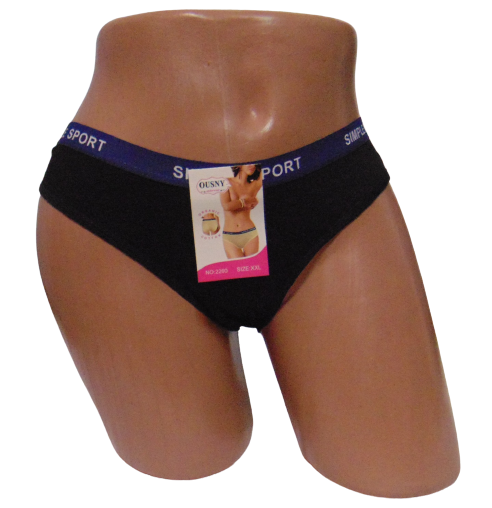 Жіночі труси Ousny 2260 2XL Чорний (1766742948)