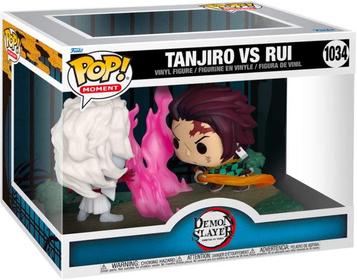 Дитяча ігрова фігурка Funko Pop Demon Slayer Tanjiro vs Rui (DS TR 1034) - фото 4 Дитяча ігрова фігурка Funko Pop Demon Slayer Tanjiro vs Rui (DS TR 1034) - фото 4