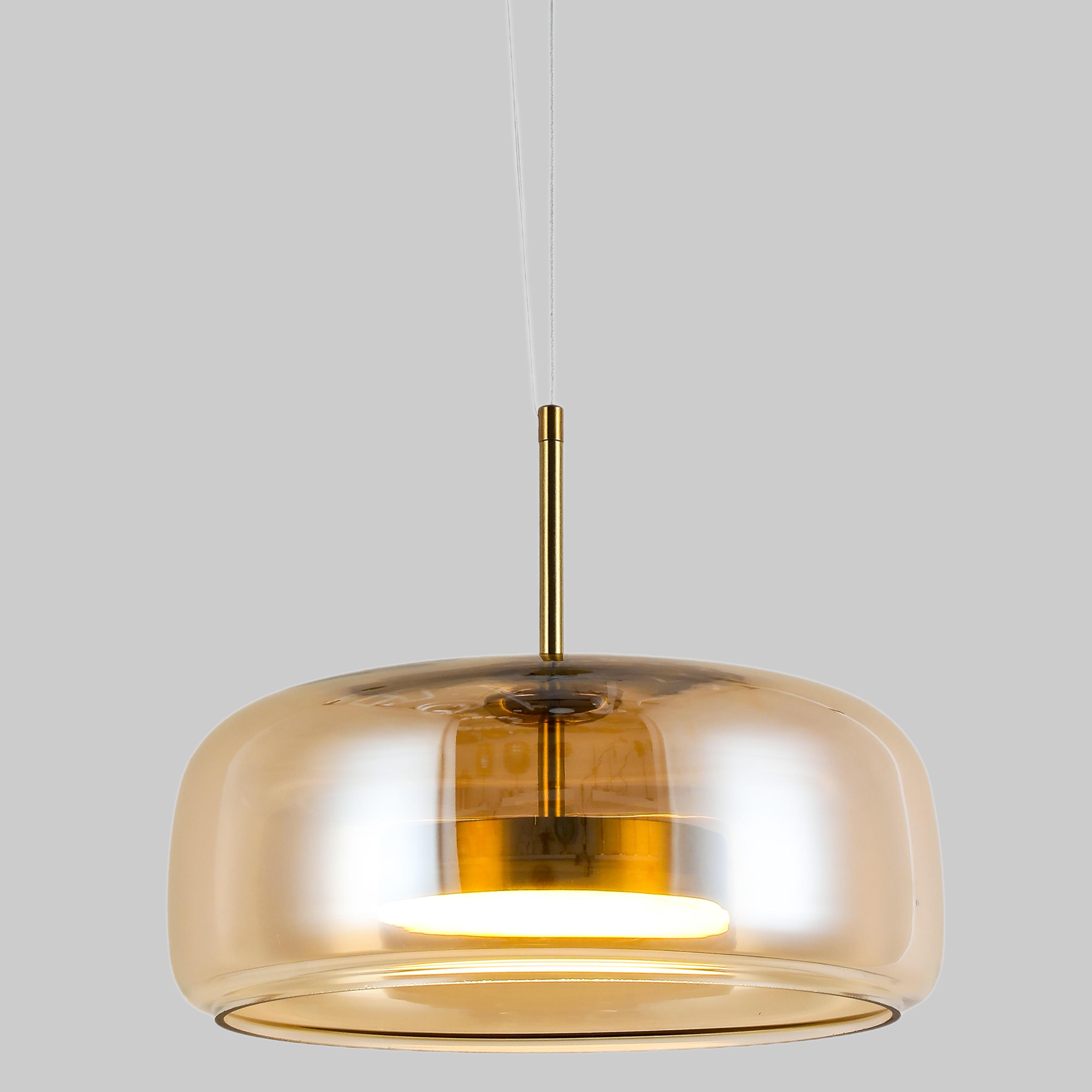 Підвіс Led з кавовим плафоном 9W Бронзовий (909-XL158-1 330 AB+AM)