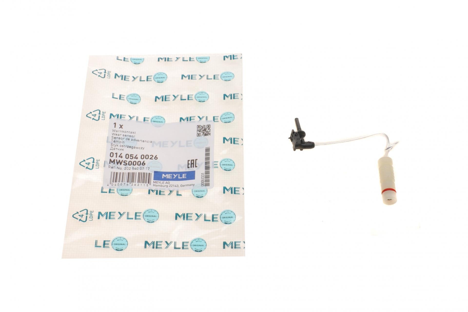 Датчик зносу гальмівних колодок Mercedes M-class W163 98-05- (014 054 0026)