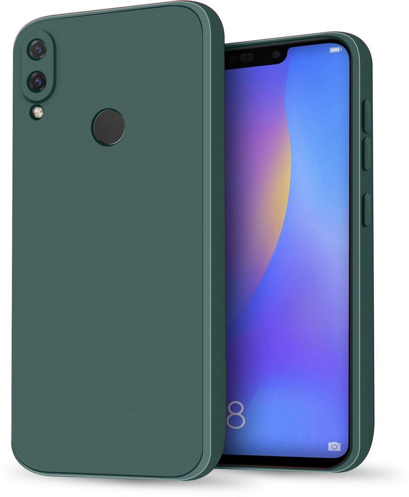 Силиконовый чехол HardCorner Huawei P Smart Plus (с микрофиброй) Green (35398-08)