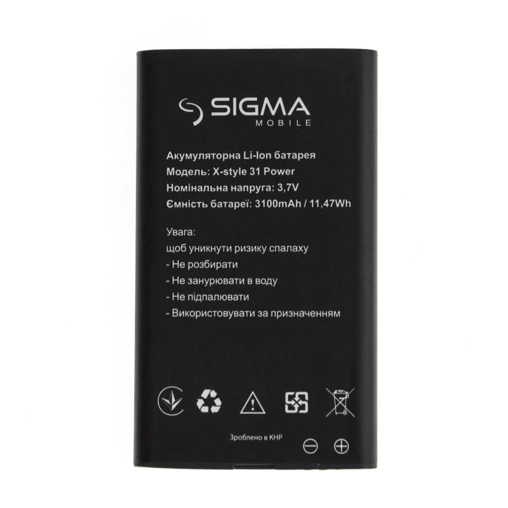 Батарея Sigma X-STYLE 31 POWER PRC