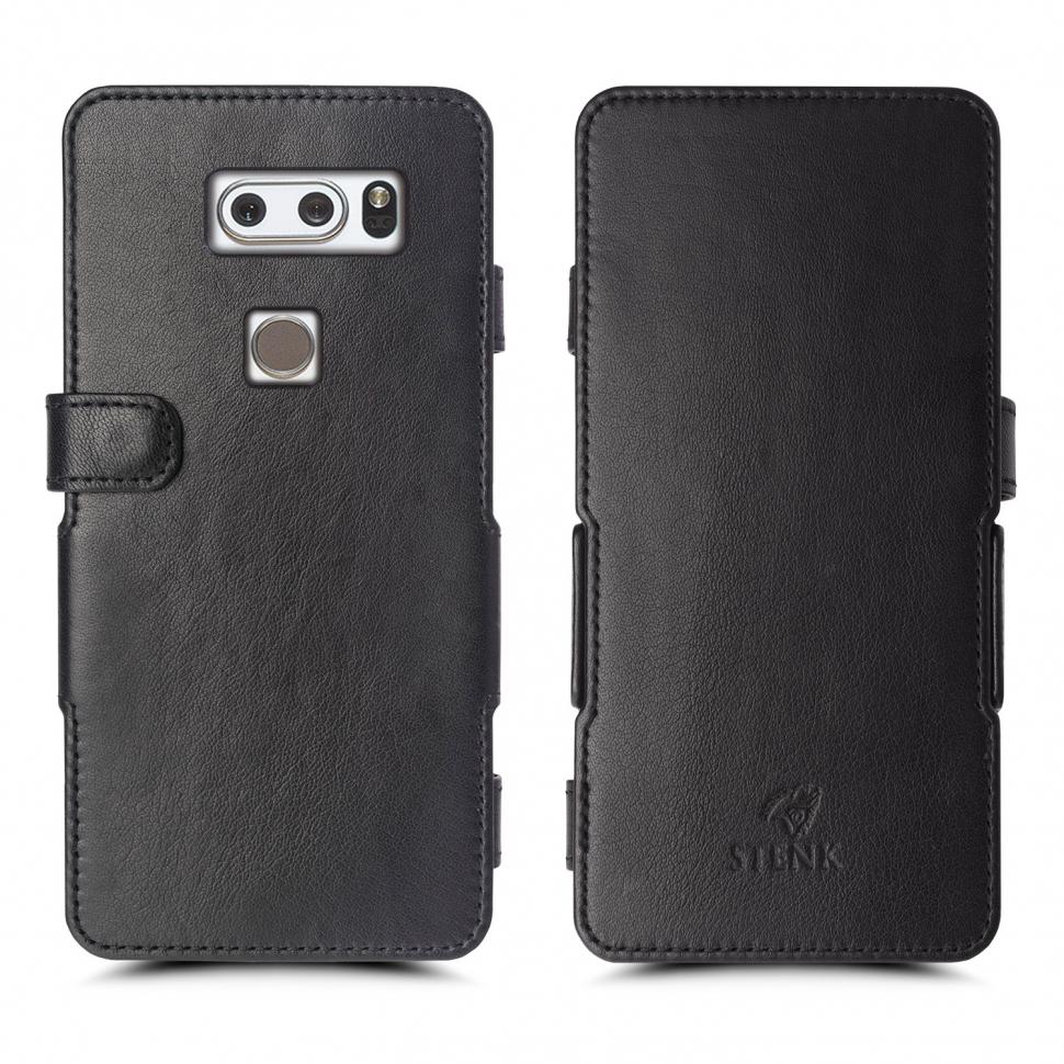 Чехол книжка Stenk Prime для LG V30/ LG V30 Plus Черный (59741)
