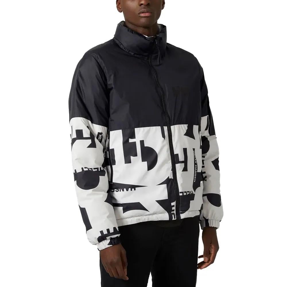 Пуховик чоловічий Helly Hansen Active Reversible Jacket Nimbus Cloud XL Чорно-білий (61713145) - фото 3 Пуховик чоловічий Helly Hansen Active Reversible Jacket Nimbus Cloud XL Чорно-білий (61713145) - фото 3