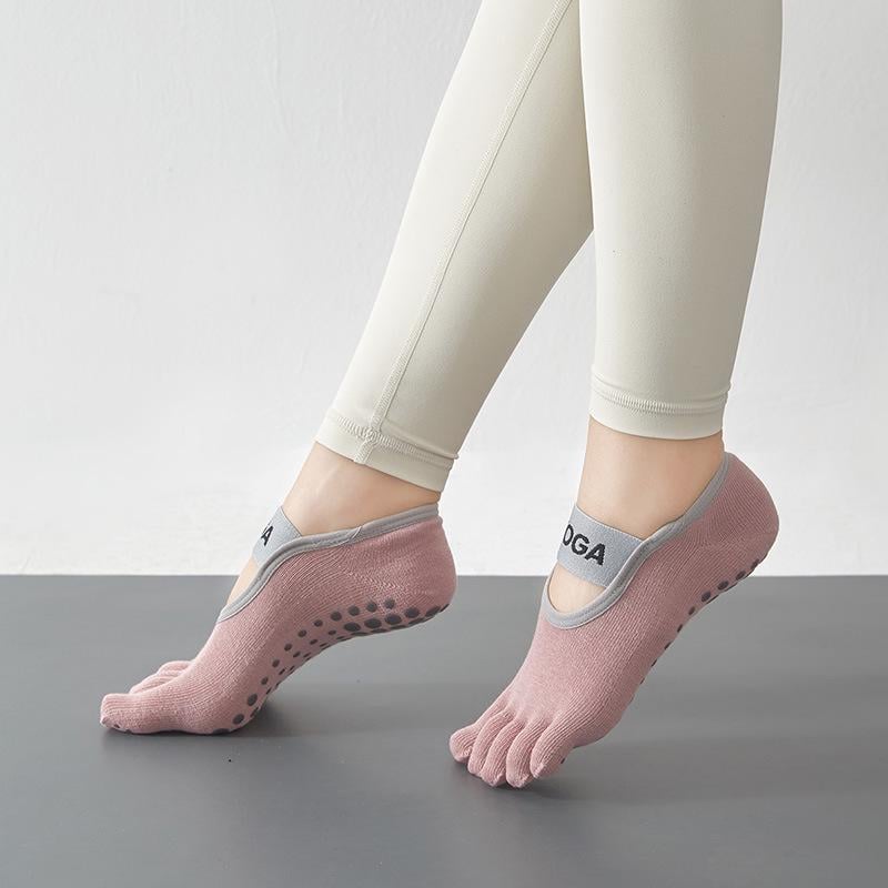Носки для йоги и пилатеса Yoga socks с закрытыми пальцами нескользящие р. 36-40 Нежно-розовый (YS-01-PN) - фото 1 Носки для йоги и пилатеса Yoga socks с закрытыми пальцами нескользящие р. 36-40 Нежно-розовый (YS-01-PN) - фото 1