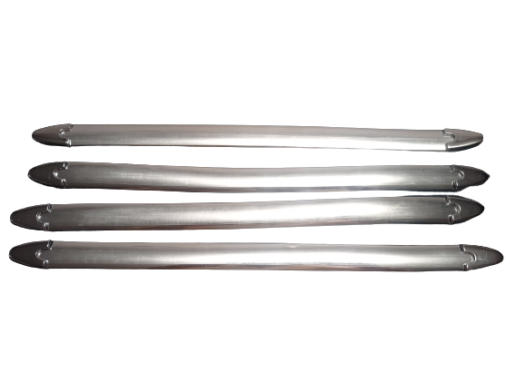 Лента-молдинг для авто 40,5x2,5 см 4 шт. Хром (2009051377)