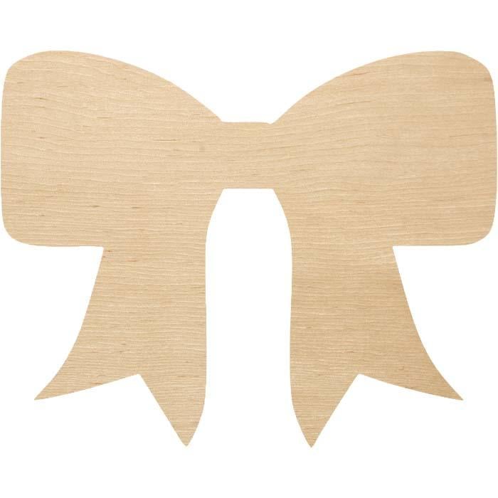 Заготовка из фанеры Бант №5 2,5x2 см (3901100242)