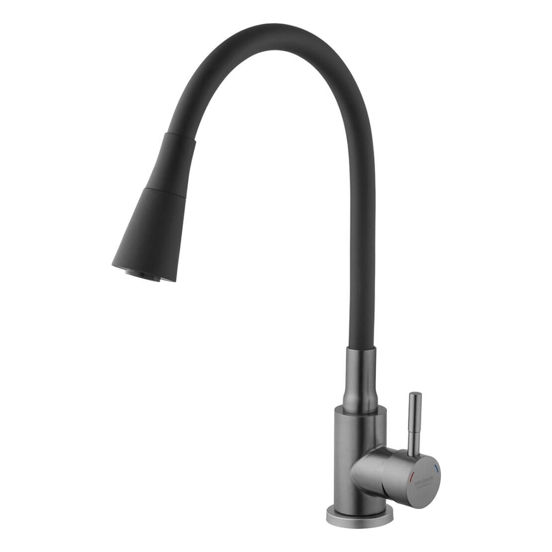 Смеситель для кухни Kroner KRP Edelstahl Klassisch PVD031BLK (CV035373) - фото 8 Смеситель для кухни Kroner KRP Edelstahl Klassisch PVD031BLK (CV035373) - фото 8