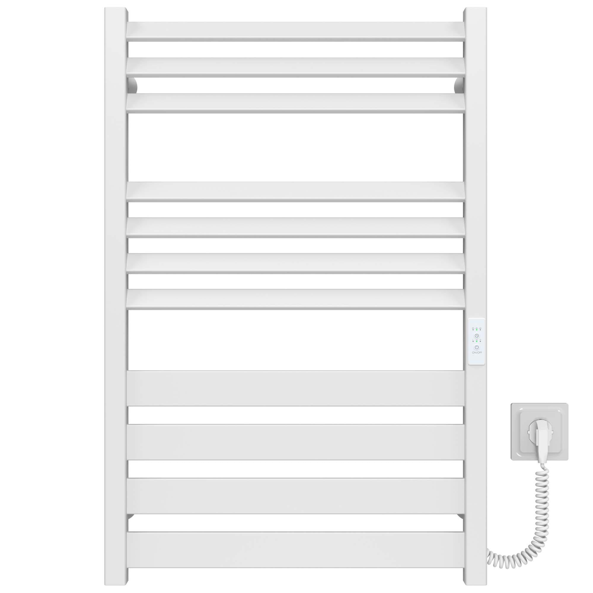Полотенцесушитель электрический Deffi Diamant П11 WD04 правое подключение нержавеющая сталь 500х800 мм Белый (A.DT.80.50.11.EWR4)