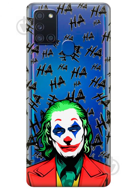 Силиконовый чехол iSwag для Samsung Galaxy A21s Джокер (KS2818)