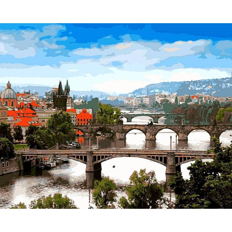 Картина по номерам Babylon "Мосты Праги" 40х50 см (VP482)