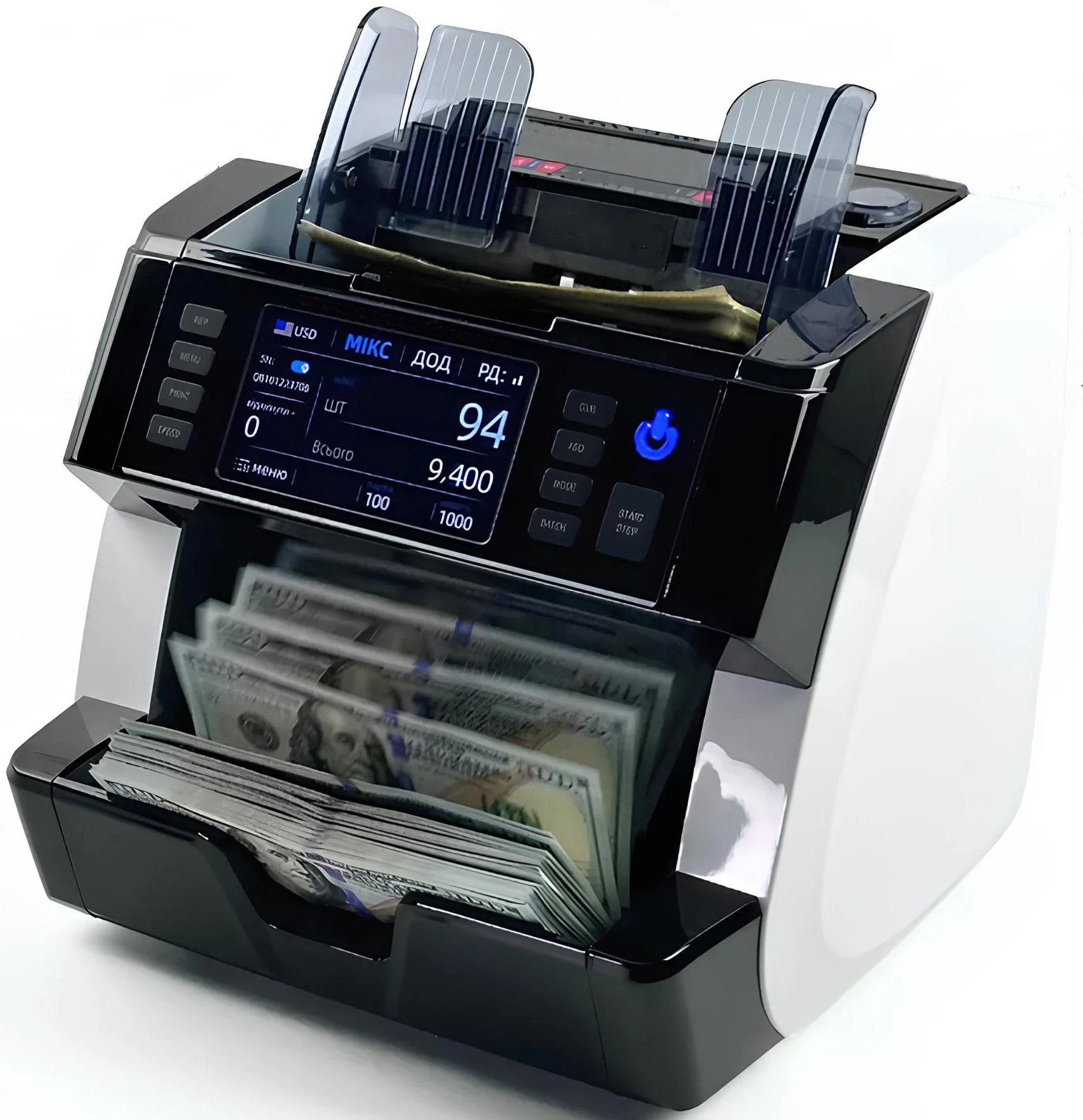 Лічильник банкнот Hyundai на 1 кишеню з автоматичним розпізнаванням визначення номіналу