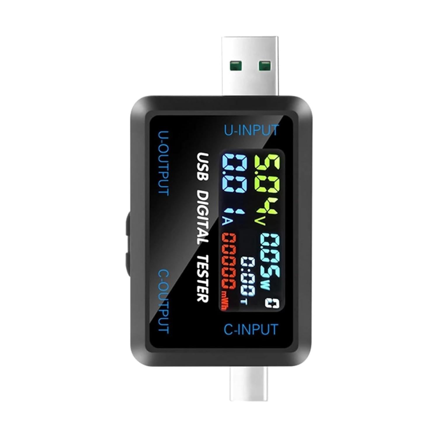 Тестер 2UUL Charging Mate Mini мультиметр/амперметр/вольтметр USB/Type-C (00-00027576) Тестер 2UUL Charging Mate Mini мультиметр/амперметр/вольтметр USB/Type-C (00-00027576)