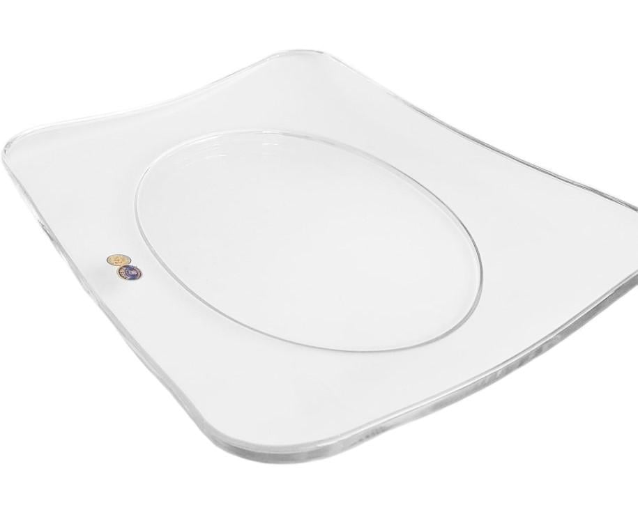 Блюдо прямоугольное Bohemia богемское стекло 38 см (62003/00000/382)