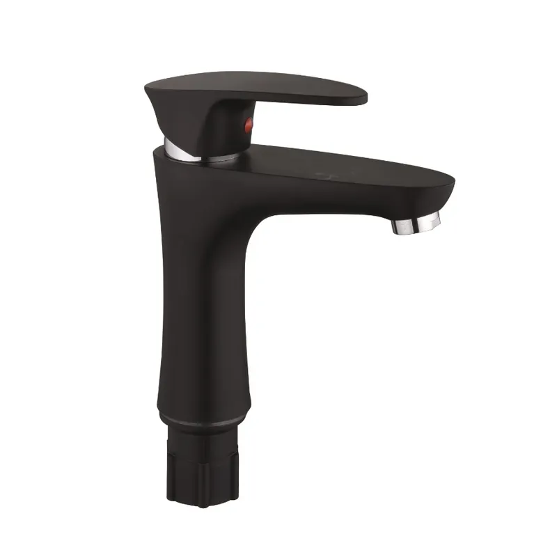 Смеситель для умывальника Plamix Cezar-001 SET с подводкой Белый (PM0662)