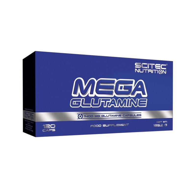 Глютамин Scitec Nutrition Mega Glutamine 120 капс. (06627-01)