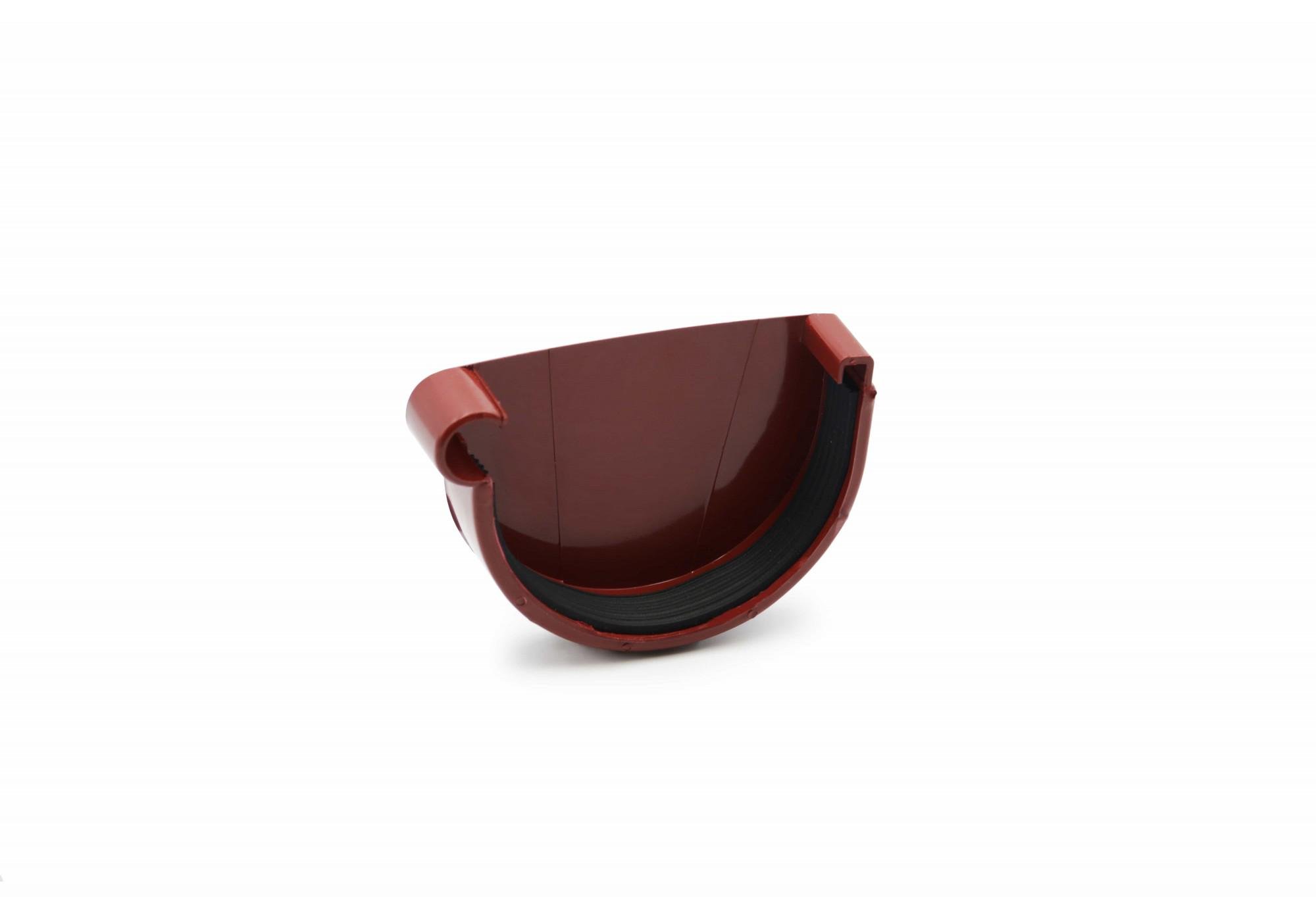 Заглушка ринви RAINWAY ліва 90/75 Червоний (191120231132) - фото 1 Заглушка ринви RAINWAY ліва 90/75 Червоний (191120231132) - фото 1