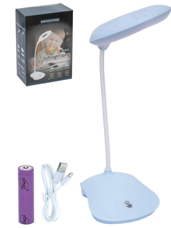 Настольная лампа LED SST-815 26 см со сменным аккумулятором 18650 (21540543)