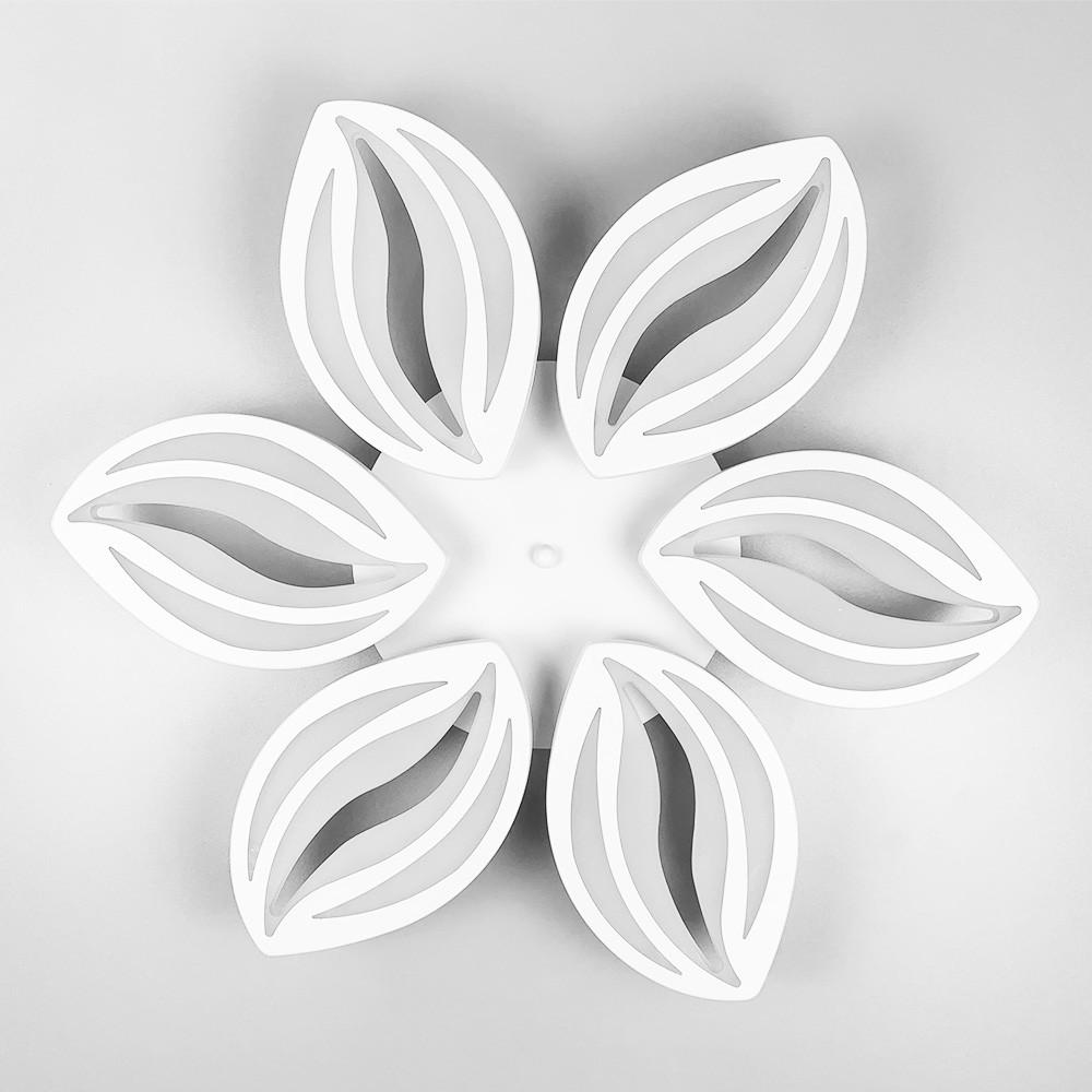 Светильник светодиодный на 6 лепестков/пульт Белый (A2325/6 WT)