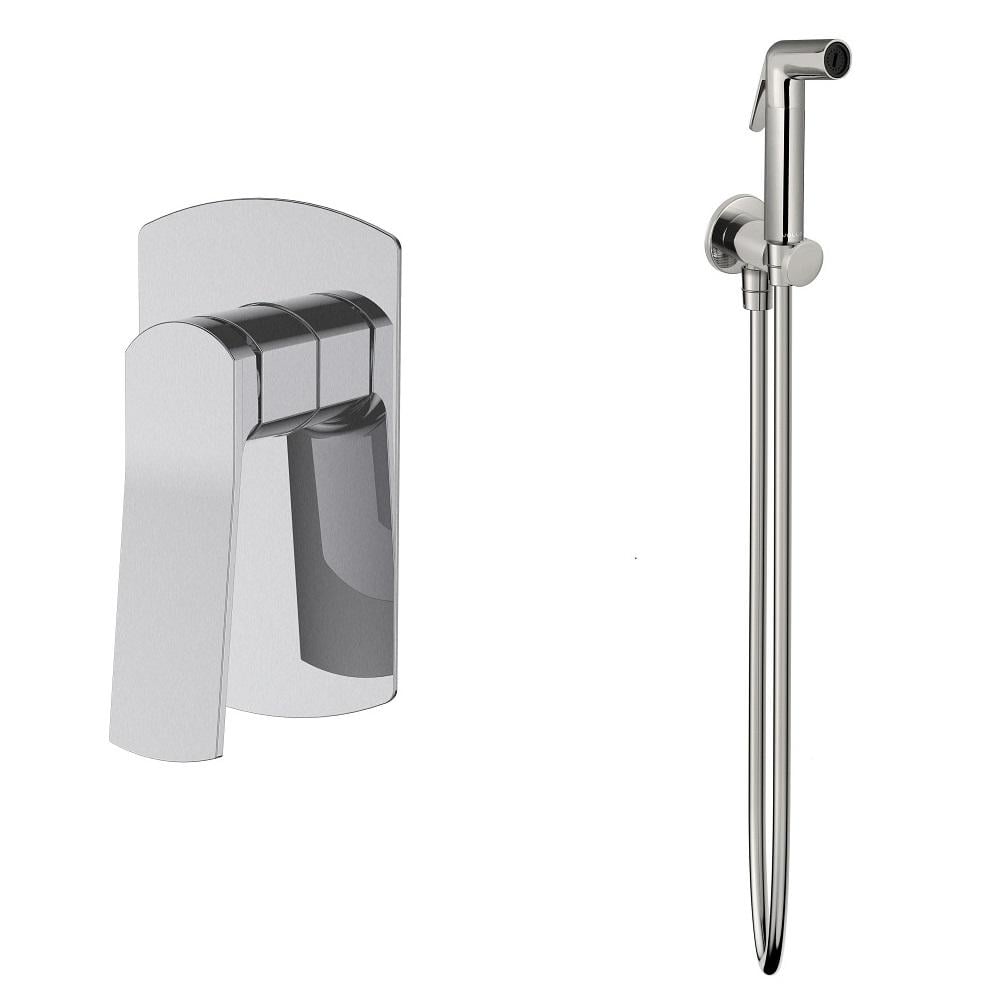 Смеситель для гигиенического душа VOLLE SOLO скрыт SET20240404 Никель (227280)