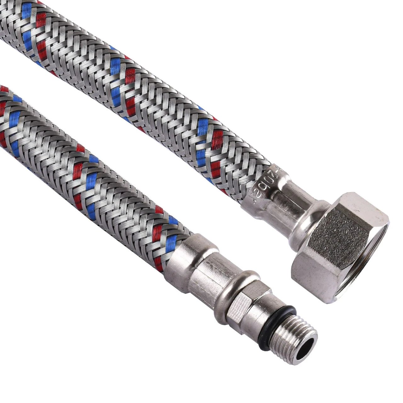Шланг для смесителя Solomon из нержавеющей стали М10х1/2” 0,6 м (HY6201 B кор.)