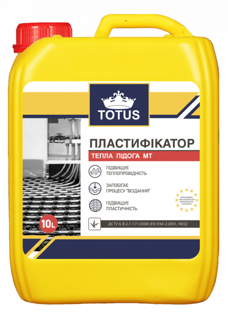 Пластифікатор TOTUS MT тепла підлога 10 л (00-00001284)