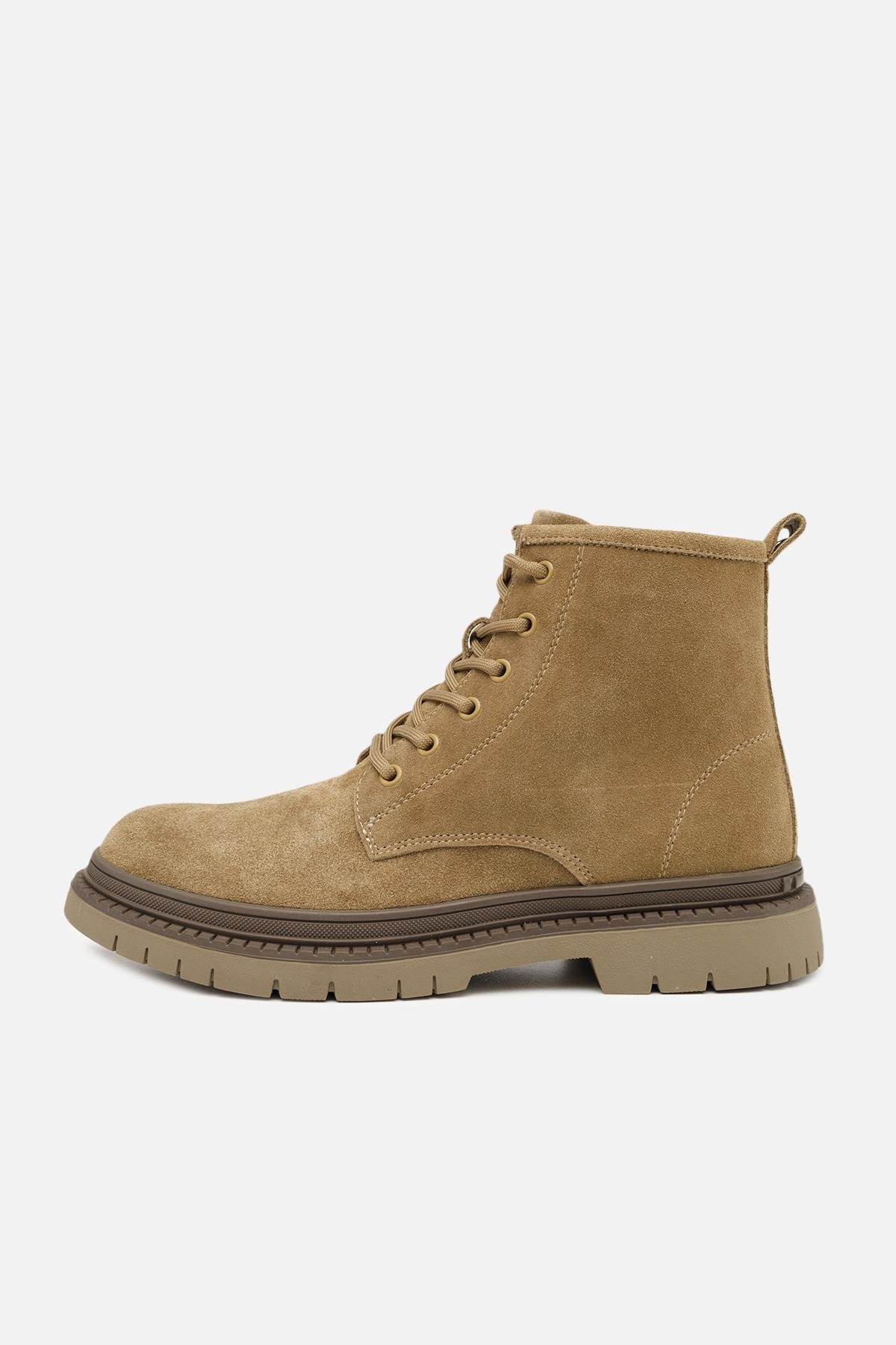 Черевики чоловічі Yuki ЦБ-00250974 на пласкій підошві р. 44 Капучино (SKT000994969)